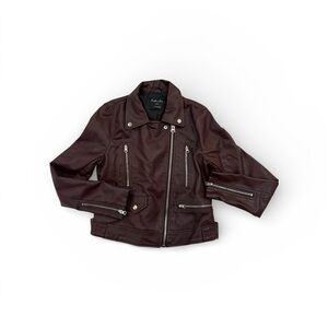 Elegant Brown Leather Jacket